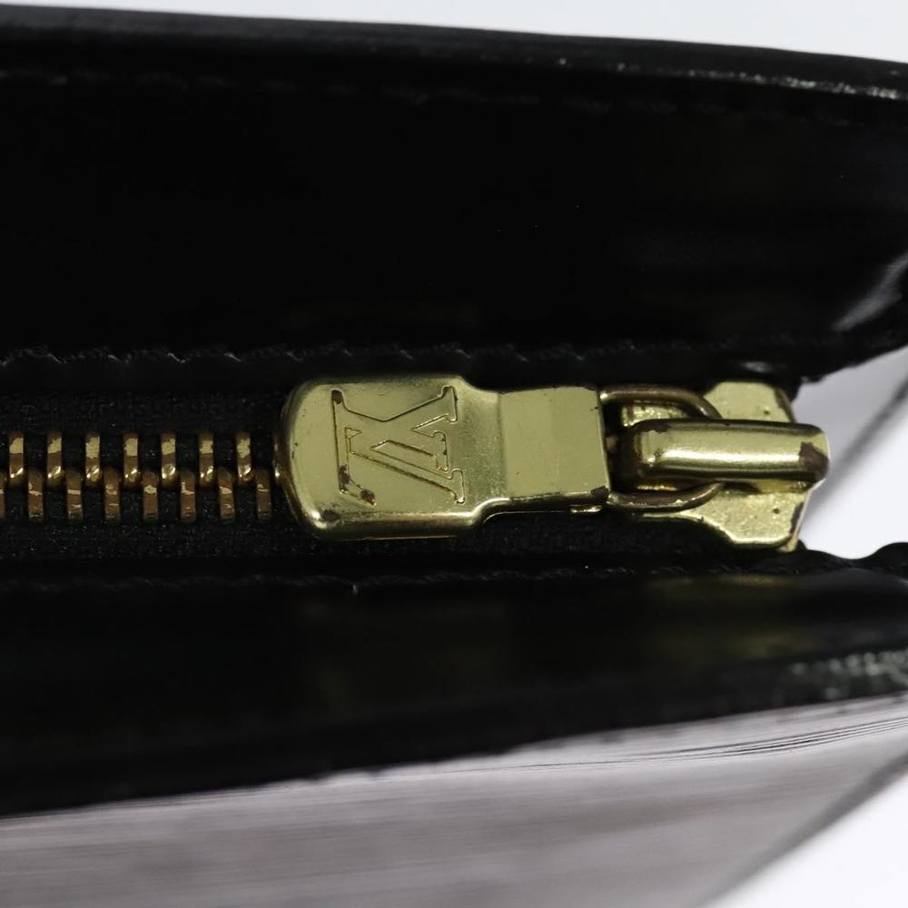 LOUIS VUITTON Epi Pochette Homme Clutch Bag Black Noir M52522 LV Auth 114672 - Picture 8 of 16